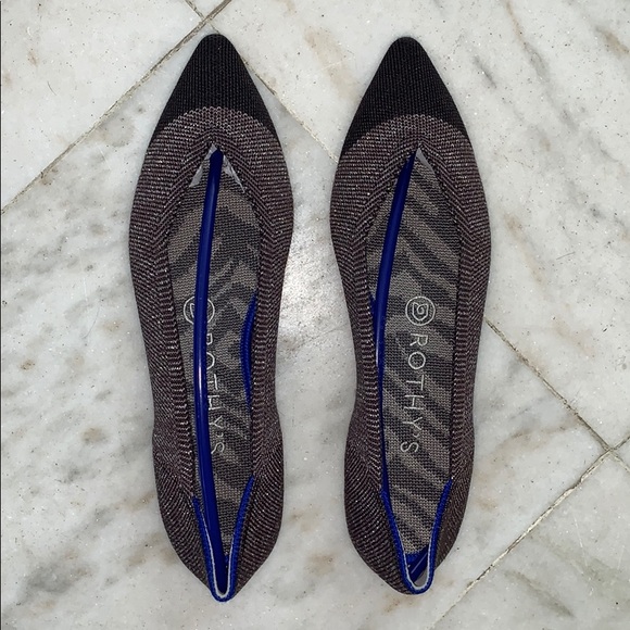 - Rothy’s Twilight Metallic Captoe Points - Picture 3 of 10